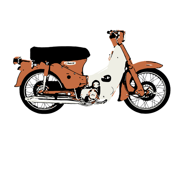 THE HONDA 50 SUPER CUB - The Bensin Clothing Company