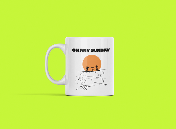 STEVE McQUEEN Ceramic mug- ON AN SUNDAY