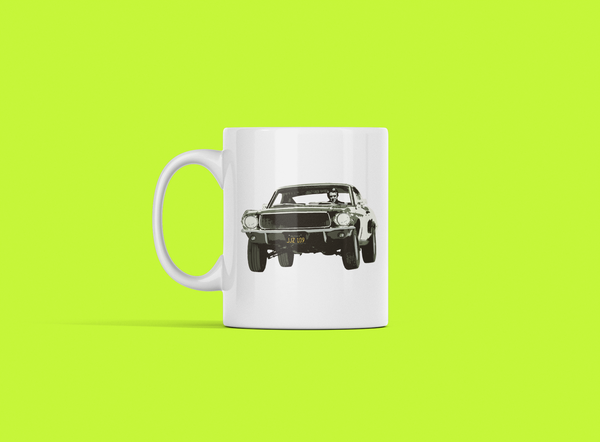 STEVE McQUEEN Ceramic Mug - FORD MUSTANG