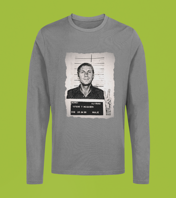 STEVE McQUEEN – MUGSHOT - Longsleeve