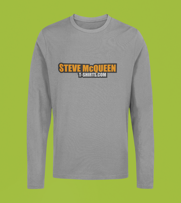 STEVE McQUEEN – BLACK LOGO - Longsleeve