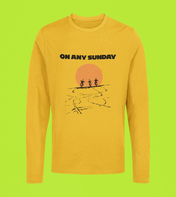 STEVE McQUEEN LONGSLEEVE- ON AN SUNDAY T-SHIRT
