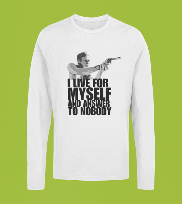 STEVE McQUEEN – I LIVE FOR MYSELF - Longsleeve