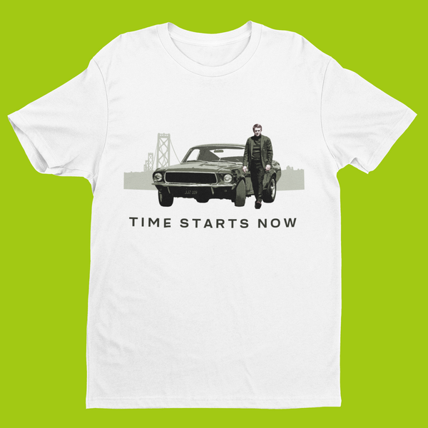 STEVE McQUEEN T-SHIRT - TIME START NOW