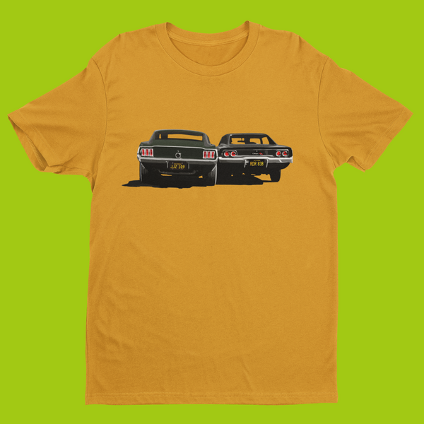STEVE McQUEEN TSHIRT - Frank Bullitt drives