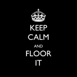 KEEP CALM & FLOOR IT - LONG SLEEVE - The Bensin Clothing Company