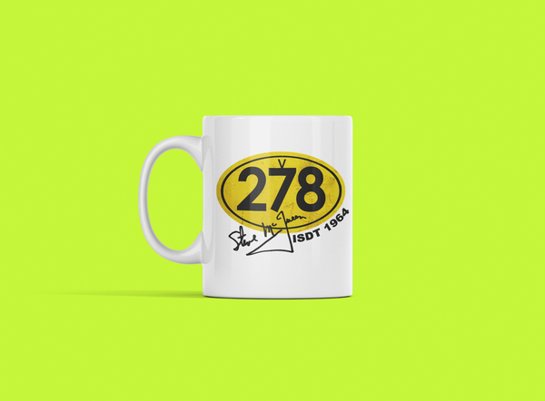Steve McQueen  Ceramic Mug - 278 International Six Day Trials