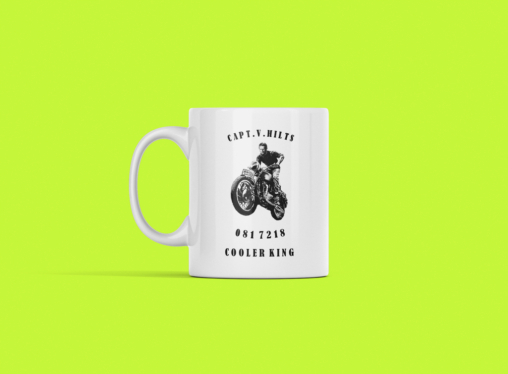 STEVE McQUEEN Ceramic Mug - THE GREAT ESCAPE