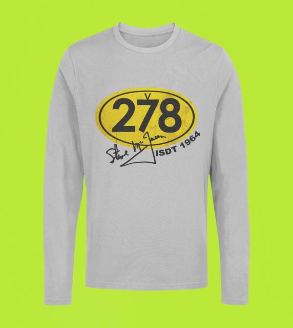 Steve McQueen LONGSLEEVE - 278 International Six Day Trials T-Shirt