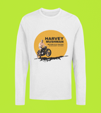 STEVE McQUEEN - HARVEY MUSHMAN MOTORCYCLE RACING LONGSLEEVE T-SHIRT