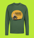 STEVE McQUEEN - HARVEY MUSHMAN MOTORCYCLE RACING LONGSLEEVE T-SHIRT