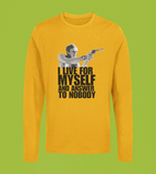 STEVE McQUEEN – I LIVE FOR MYSELF - Longsleeve