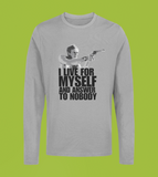 STEVE McQUEEN – I LIVE FOR MYSELF - Longsleeve