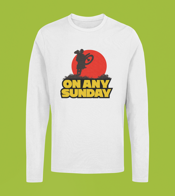 STEVE McQUEEN – ON A SUNDAY - Longsleeve