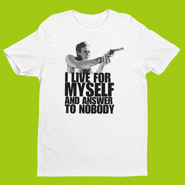 STEVE McQUEEN – I LIVE FOR MYSELF T-SHIRT