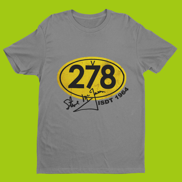 Steve McQueen - 278 International Six Day Trials T-Shirt