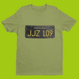 STEVE McQUEEN - BULLITT NUMBERPLATE T-SHIRT