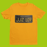STEVE McQUEEN - BULLITT NUMBERPLATE T-SHIRT