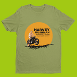 STEVE McQUEEN - HARVEY MUSHMAN MOTORCYCLE RACING T-SHIRT