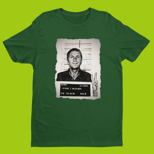 STEVE McQUEEN – MUGSHOT T-SHIRT