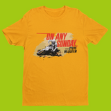 STEVE McQUEEN – ON ANY SUNDAY MOVIE T-SHIRT